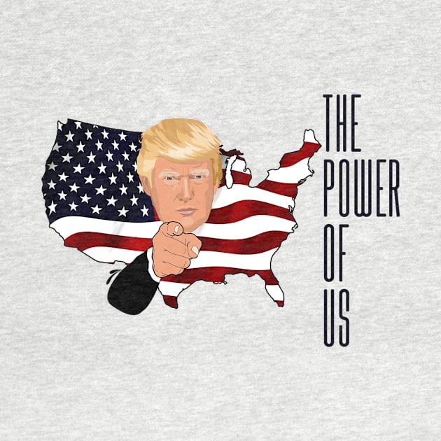 The power of US American flag by Arlette